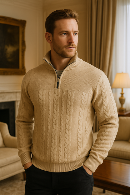 Lukas™ | Premium Quarter Zip Sweatshirt